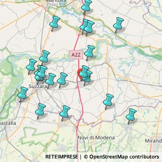 Mappa Via Matilde di Canossa, 46020 Pegognaga MN, Italia (9.0725)
