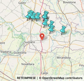 Mappa Via Matilde di Canossa, 46020 Pegognaga MN, Italia (13.93909)