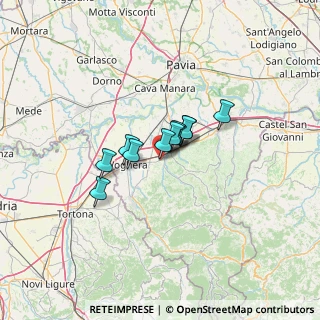 Mappa Via Don Orione, 27054 Montebello della Battaglia PV, Italia (7.12818)