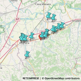 Mappa Via Don Orione, 27054 Montebello della Battaglia PV, Italia (6.355)