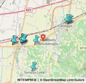 Mappa Via Don Orione, 27054 Montebello della Battaglia PV, Italia (2.22571)