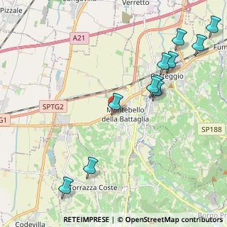 Mappa Via Don Orione, 27054 Montebello della Battaglia PV, Italia (2.53364)