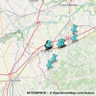 Mappa Via General Tarnassi, 27058 Voghera PV, Italia (4.25077)