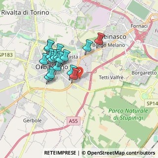Mappa Via Giovanni Agnelli, 10043 Orbassano TO, Italia (1.54056)