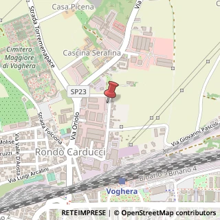 Mappa Via Cesare Pozzoni, 27058 Voghera PV, Italia, 27058 Voghera, Pavia (Lombardia)