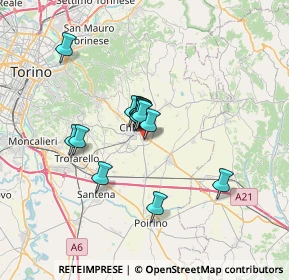 Mappa Via Polesine, 10023 Chieri TO, Italia (4.75214)