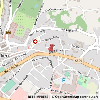 Mappa Via Cavour, 94, 10024 Moncalieri, Torino (Piemonte)