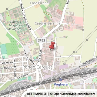 Mappa Via Cesare Pozzoni, 11A, 27058 Voghera, Pavia (Lombardia)