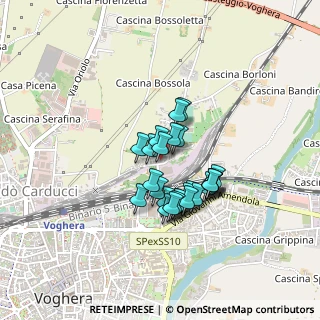 Mappa Via Gen. Tarnassi, 27058 Voghera PV, Italia (0.30741)
