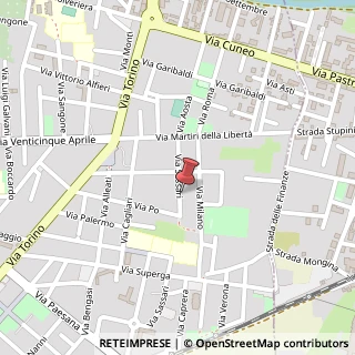 Mappa Via Sassari, 44, 10042 Nichelino TO, Italia, 10042 Nichelino, Torino (Piemonte)