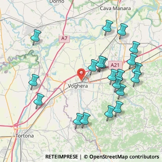 Mappa Via Goffredo Mameli, 27058 Voghera PV, Italia (9.2775)