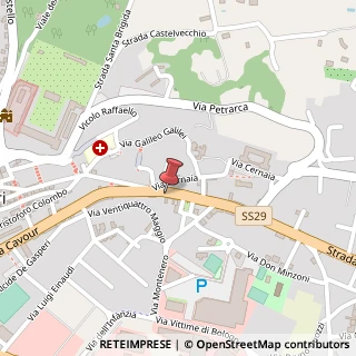 Mappa Via Tenivelli, 4/B, 10024 Moncalieri, Torino (Piemonte)