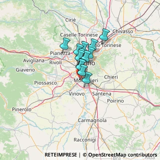 Mappa Via Rocciamelone, 10042 Nichelino TO, Italia (7.59231)