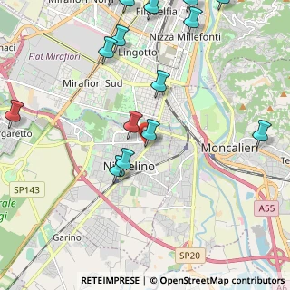 Mappa Via Rocciamelone, 10042 Nichelino TO, Italia (2.9)