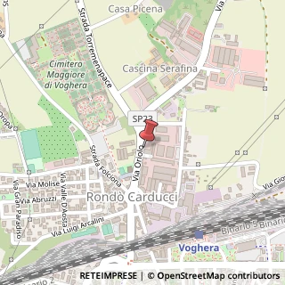 Mappa VIa Oriolo, 50, 27058 Voghera, Pavia (Lombardia)