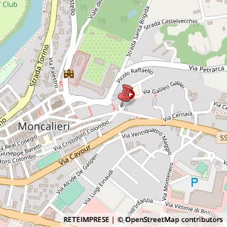 Mappa Piazza Amedeo Ferdinando, 10024 Moncalieri TO, Italia, 10024 Moncalieri, Torino (Piemonte)