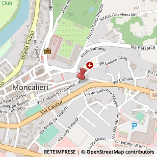 Mappa Via Cristoforo Colombo, 54, 10024 Trofarello, Torino (Piemonte)