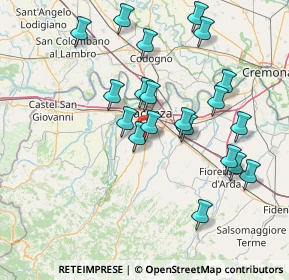 Mappa Via 1º Maggio, 29027 Podenzano PC, Italia (15.057)