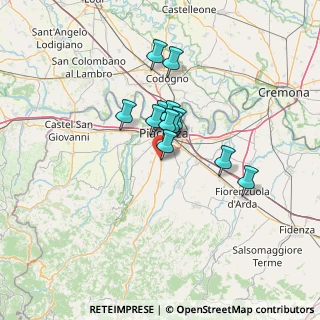 Mappa Via 1º Maggio, 29027 Podenzano PC, Italia (9.2925)