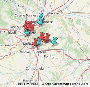 Mappa Viale Repubblica, 10023 Chieri TO, Italia (10.75692)