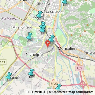 Mappa Strada delle Finanze, 10042 Moncalieri TO, Italia (2.60909)