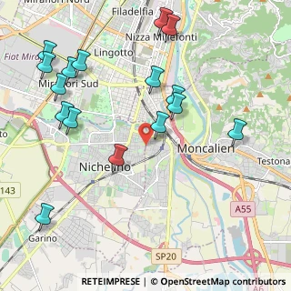 Mappa Strada delle Finanze, 10042 Moncalieri TO, Italia (2.46688)