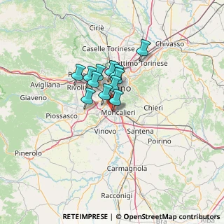 Mappa Strada delle Finanze, 10042 Moncalieri TO, Italia (8.43)