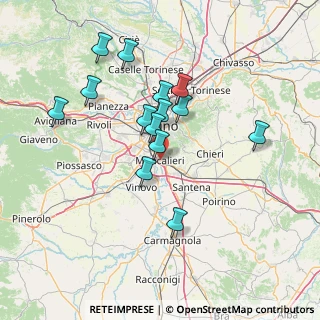 Mappa Vicolo Silvio Pellico, 10024 Moncalieri TO, Italia (13.12286)