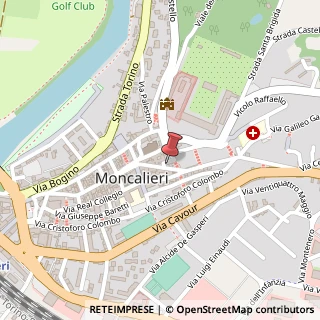 Mappa Via Santa Croce, 5, 10024 Moncalieri, Torino (Piemonte)