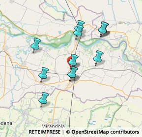 Mappa 46020 Villa Poma MN, Italia (6.7325)