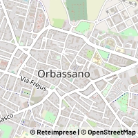 Karte Orbassano