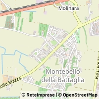 Map Montebello della Battaglia