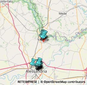 Mappa 15048 Fontanile AL, Italia (6.8595)