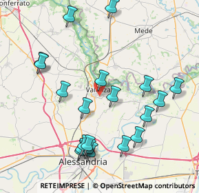 Mappa 15048 Fontanile AL, Italia (8.827)