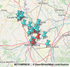 Mappa 15048 Fontanile AL, Italia (11.08842)