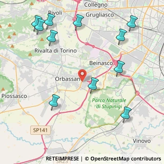 Mappa Via Circonvallazione Esterna, 10043 Orbassano TO, Italia (5.43364)
