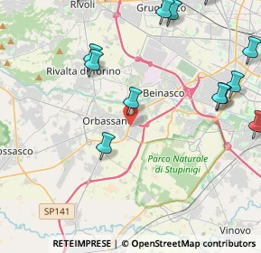 Mappa Via Circonvallazione Esterna, 10043 Orbassano TO, Italia (6.532)