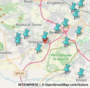 Mappa Via Circonvallazione Esterna, 10043 Orbassano TO, Italia (4.93714)