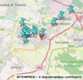 Mappa Via Circonvallazione Esterna, 10043 Orbassano TO, Italia (1.70154)