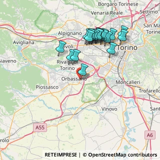 Mappa Via Circonvallazione Esterna, 10043 Orbassano TO, Italia (7.73105)