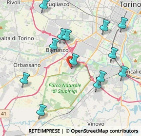 Mappa Via Antonio Gramsci, 10092 Beinasco TO, Italia (4.41846)