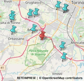 Mappa Via Antonio Gramsci, 10092 Beinasco TO, Italia (4.99)