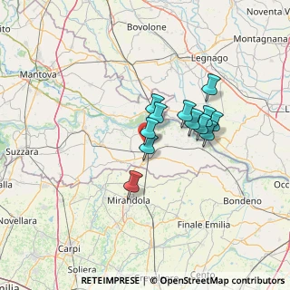 Mappa Via Roma Nord, 46020 Villa Poma MN, Italia (10.0525)