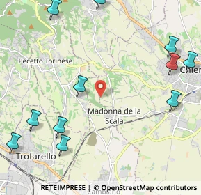 Mappa Strada del Passatempo, 10023 Chieri TO, Italia (2.93455)