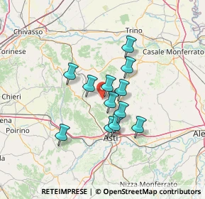 Mappa 14030 Frinco AT, Italia (9.81417)