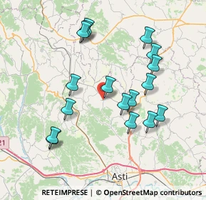 Mappa 14030 Frinco AT, Italia (7.44471)
