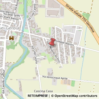 Mappa Via leonardo da vinci 7, 27050 Casei Gerola, Pavia (Lombardia)