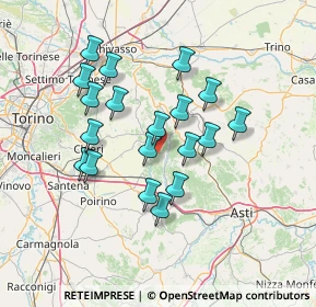 Mappa Via Fontana, 14014 Capriglio AT, Italia (12.47842)