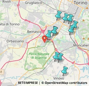 Mappa 10092 Borgaretto TO, Italia (4.00091)