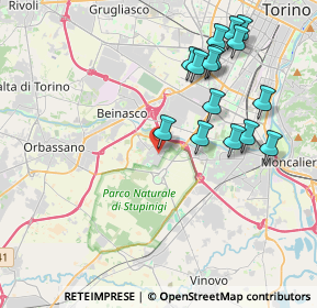 Mappa 10092 Borgaretto TO, Italia (4.18333)